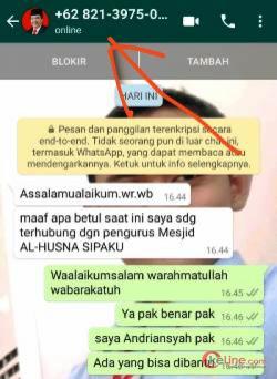 Whatsapp Wakil Bupati Asahan Beredar Luas, Ini Penjelasannya!